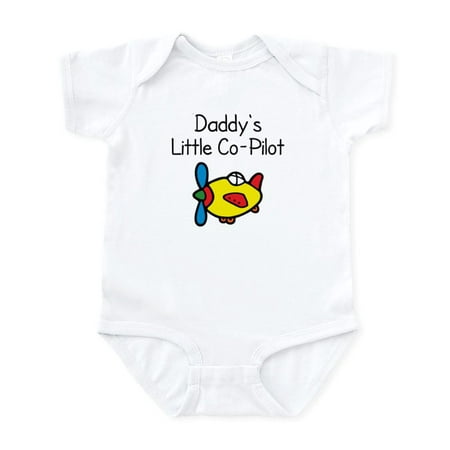 

CafePress - Daddy s Little Co Pilot Infant Bodysuit - Baby Light Bodysuit Size Newborn - 24 Months