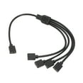 thumbnail image 1 of Divisor de cable argb, 1 a 4 hírra a hurbra 5 v 3 pines rgb cable de extensión divisor para chasis de computeradora enfriador de cpu y ventilador argb de 5 v, 1 of 7