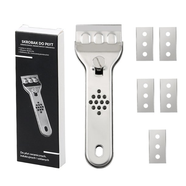 tsondianz Ceramic Hob Scraper Blades Stainless Steel Scraper Ceramic Hob Scraper Cooker Hob