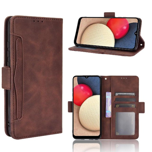 Funda Tipo Billetera GANGXUN para Samsung Galaxy A02S – Tapa Flip con Tarjetero