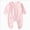 B44-Pink, variant on Newborn Preemie Baby Bodysuit Boy Girl Climbing Suit Footed Sleeper Gown With Mitten Cuffs Cotton Side Baby Footed Print Infant Play For 0 6 Months Pink Rompers Baby Gift