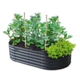thumbnail image 1 of VegTub Modular Metal Raised Bed Kit - Charcoal, 1 of 9