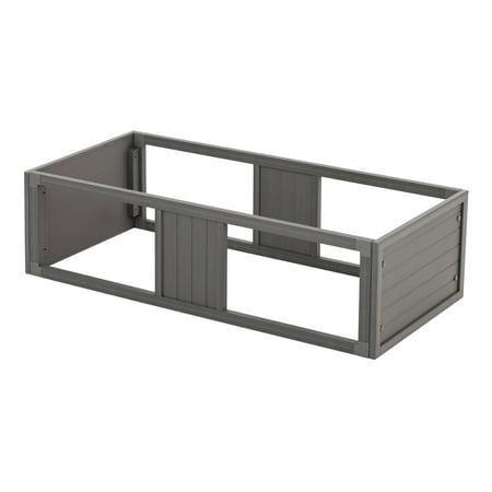 New Age Pet® ECOFLEX® Mojave Reptile Habitat Stacker in Medium 36" Grey for Lighting
