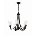 thumbnail image 6 of 41925-ESP-CS Craftmade Lighting Grace - Five Light Chandelier - 26 inches wide by 27 inches high     -Traditional Installation, 6 of 12