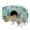 Green, variant on Small Reptile Gecko Hide Hut Cave Accessories Hamster Bed Hideout Bedding ( Blue )