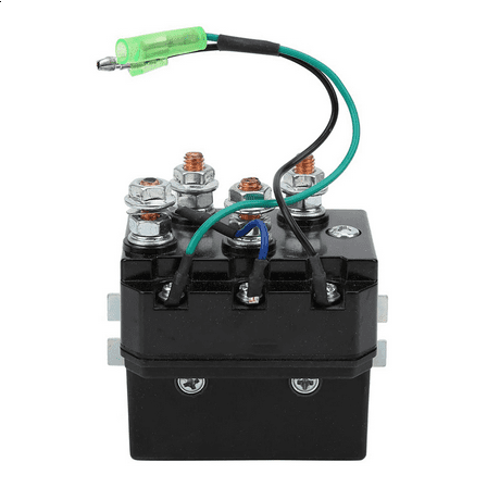 2X Winch Solenoid, Winch Solenoid 12V for 1500-5000Lb Winches ATV UTV Winch Contactor Solenoid Relay Winch Solenoid