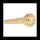 thumbnail image 3 of Boca de Trompeta para Instrumentos de LatóN Boca de Trompeta de 17C Chapada en Oro de LatóN para Principiantes Boquilla de Trompeta de 17C, 3 of 10
