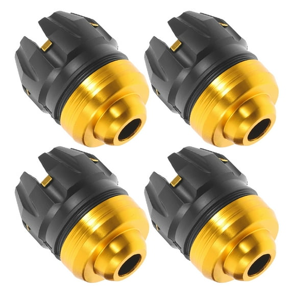 HOMEMAXS Motorcycle Frame Sliders with Golden Color for Protection and Style Suitable for Various Models 4pcs