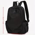 thumbnail image 2 of 1pc Mini Black Backpack, Lightweight School Bag, Simple Casual Travel Small Backpack, Student Commuter Backpack, Outdoor Travel Bag, Versatile Solid Color Backpack, 2 of 5