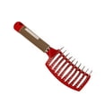 thumbnail image 4 of Curved Vented Detangling Hair Brush with Round Glazed Teeth for Curly, Detangling, Wavy Hair Ergonomic Design with  Suspend Hole, Suitable Hair Type: Curly, Detangling, Wavy, 4 of 8