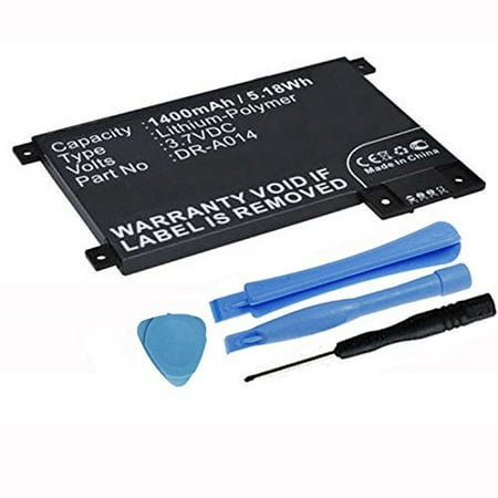 1400mAh Replacement Battery 170-1056-00, S2011-002-A, DR-A017 for Amazon Kindle Touch (Kindle 5) 6