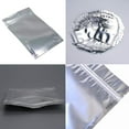 thumbnail image 2 of 100 Pack Mylar Bags - 4.7x7.9 Inch Smell Proof Bags Resealable Clear Zip Lock Food Storage Bags, Food Safe Plastic Aluminum Material - Silver (12x20cm(4.7x7.9"))…, 2 of 5