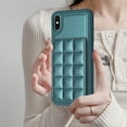 thumbnail image 7 of Dteck for Apple iPhone XS/X Card Holder Back Case with Pockets, Premium PU Leather ID Cash Credit Slots Magnetic Kickstand Flip Folio Slim Hard Protective Cover, green, 7 of 7