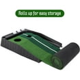 thumbnail image 5 of Abcosport Indoor Golf Putting Practice Mat – Auto Ball Return Function – Life-Like Portable Golf Court Real-Like Grass – Extra-Long Golf Mat – 3 Bonus Balls, 5 of 8