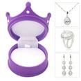 thumbnail image 3 of Small Exquisite Retro Crown Jewelry Box for Rings and Earrings, Soft Flocking Material, Special Gift for Mothers, Wives, Friends, Use As Decoration or Storage, 3 of 8