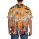 thumbnail image 3 of Balery Halloween Flamingos Camisa Casual de Manga Corta con Botones para Hombre, Texturizada, Estilo Cubano, para Playa, Verano-XX-Large, 3 of 5