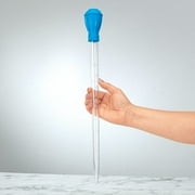 Extra-Long Baster with Easy-Squeeze Bulb - Measures 17 3/4 Long - Ideal for Basting Poultry, Veggies, and More - Easy to Clean - Polystyrene Body with TPR Bulb
