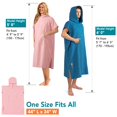 thumbnail image 3 of Toalla SUN CUBE, poncho de surf, cambiador, 112 cm, bolsillo con capucha, 3 of 7