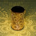 thumbnail image 1 of Linterna solar de metal para colgar al aire libre - Crisantemo de bronce grande, 1 of 6