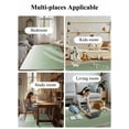thumbnail image 6 of Sage Green Area Rug for Bedroom 3x5 Ft and White Ombre Color Gradient Super Soft fuzzy Throw Rug Non-Slip Fluffy Plush Indoor Floor Carpet for Living Room Nursery Home Decor, 6 of 8