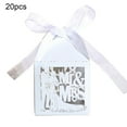 thumbnail image 1 of 20Pcs Cutout Butterfly Candy Boxes Mr Mrs Wedding Party Favor Chocolate Case Candy Box Mr & Mrs Pattern  Hollow  Party Favor  Chocolate Box  Butterfly Design, 1 of 6