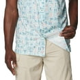 thumbnail image 6 of Columbia Men's Super Slack Tide Camp Shirt, ICY Morn Fishtiki, XX-Large, 6 of 6