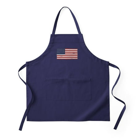 

CafePress - US Flag Vintage Apron (Dark) - Kitchen Apron with Pockets Grilling Apron Baking Apron