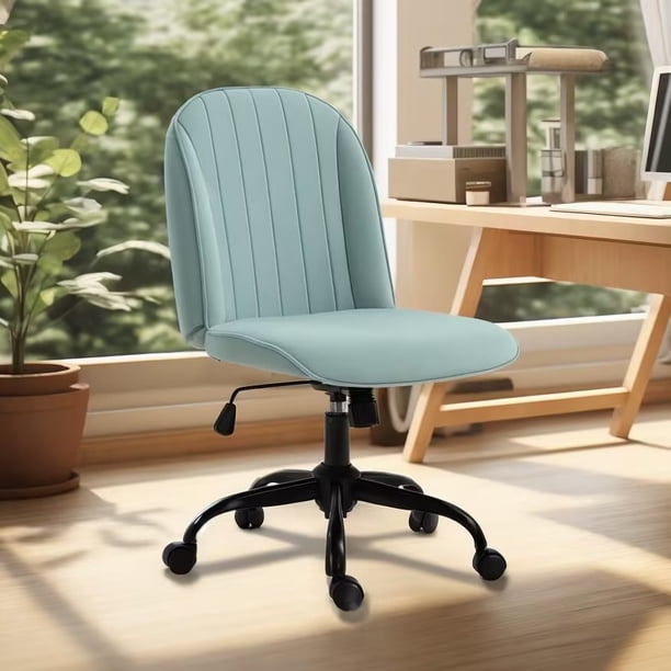 Silla de Oficina Ergonómica HOMEMAKE FURNITURE, Giratoria Altura ajustable, Color Verde