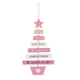 thumbnail image 2 of Accesorios colgantes de Navidad de madera, adornos colgantes DIY, regalos, decoración de Navidad para accesorios de fiesta Rosado Soledad colgante colgante, 2 of 6