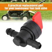 5pcs 1/4 Fuel Gas Tank Shut Off Valve Cut off Switch, Inline Fuel Shut Off Valve Kit, Heavy Duty Inline Cut Petcock Gas Diesel Petrol for 1/4 Fuel Line Lawn Mower Replacement Part