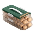 thumbnail image 2 of Contenedor Almacenamiento para Nevera Bandeja Enrollable Automática Organizador Ahorro Espacio, 2 of 9