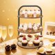 thumbnail image 5 of Base para Cupcakes Pastel de LED 3 Niveles, Soporte Porta Cupcakes, Base para Mesa Torre de Postres Dulces, Adecuado Bodas, Fiestas Cumpleaños, Reuniones Familiares. (Redondo), 5 of 5