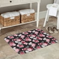 thumbnail image 7 of Pofeuu Rose Flowers Print Flannel Doormats Rug16"x24"Rug Washable Doormats Indoor Outdoor Rugs for Layered Front Door Mats, Porch, Kitchen, Entryway, 7 of 7