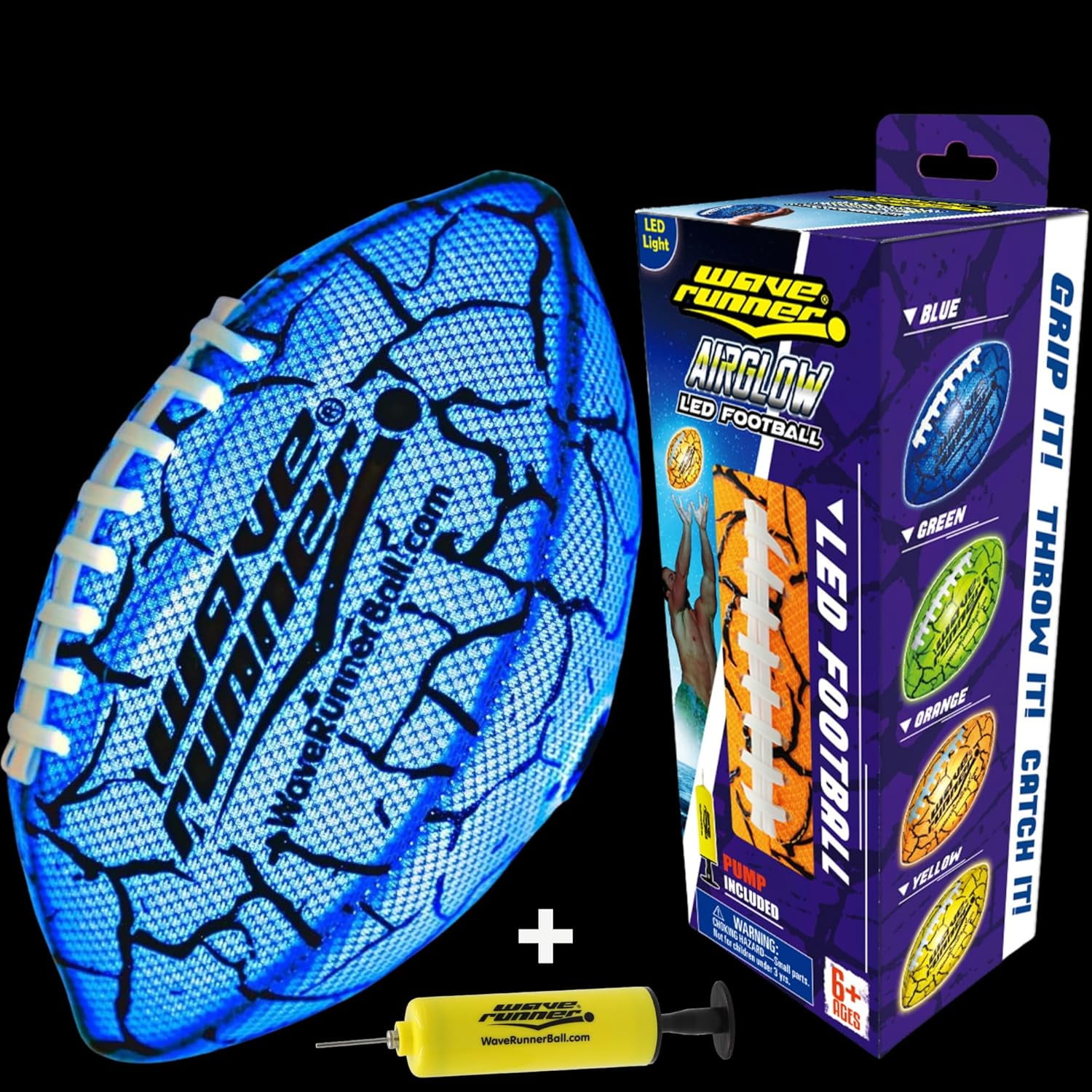 Airglow Grip-It Football - 9.25 Inches with Sure-Grip Technology