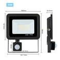 thumbnail image 2 of Motion Sensor Led Lights Outdoor Spotlight 50W 30W 20W 10W LED Projector With Detector Street Wall Lamp With Sensor PIR ,Easy to Install, 2 of 7
