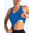 thumbnail image 3 of RUNNING GIRL Women’s Workout Tank Top with Built-in Sports Bra, Criss Cross Back Yoga Crop Tank for Gym Fitness, 3 of 6