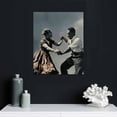 thumbnail image 5 of JEUXUS Retro Pictures for Afro Ethnic Poster Print - Vintage African American Photo Wall Art - Wall Decor - Gifts for Jazz Music Dance Fans - Themed Home Decor for Couples Dancer, 5 of 5