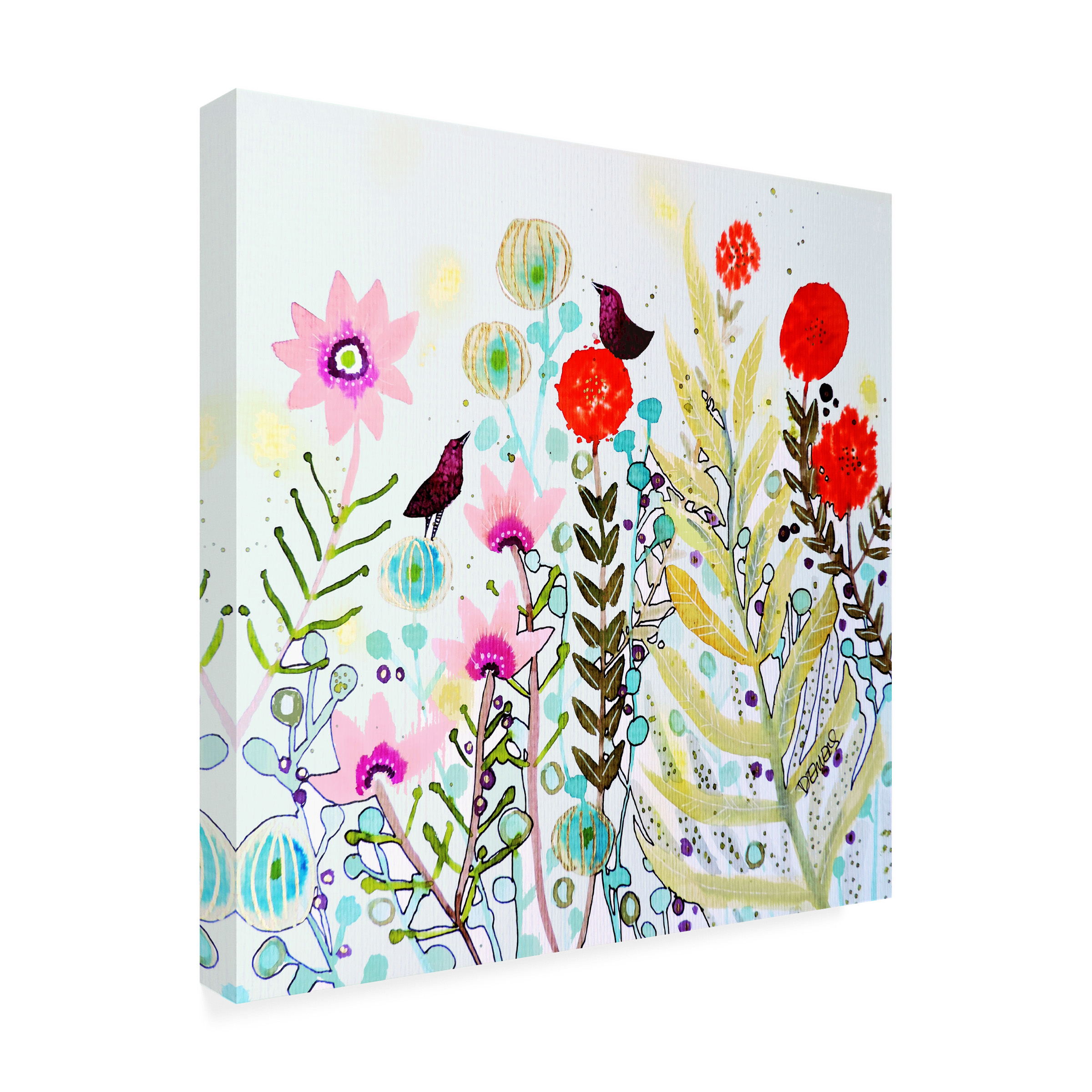 Sylvie Demers 'Se Faire La Cour' Canvas Art