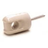 Halex 60416 Wireholder, Porcelain/Steel