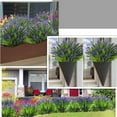 thumbnail image 4 of 10/20 Bundles Artificial Flowers for Outdoors, Artificial Lavender Fake Flowers, Outdoor UV Resistant Faux Plants Plastic Greenery for Wedding Bouquets, Garden Patio Window Box Indoor Outdoor Decor, 4 of 8