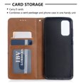 thumbnail image 6 of Allytech Wallet Case for Samsung Galaxy S20 Ultra 6.9" 2020 Released, PU Leather Full Protective Folio Flip Stand Cards Slots Cash Pocket Lightweight Support Wireless Charging,Brown, 6 of 6