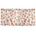 thumbnail image 7 of Yayeee Kitchen Curtains Tier Set of 2 Light Filtering 57"x24" Over Sink Window Panels, Small Floral Blooms, 7 of 7