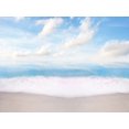 thumbnail image 2 of McLoughlin, James 24x19 Black Ornate Wood Framed with Double Matting Museum Art Print Titled - Beachscape Photo VII, 2 of 4
