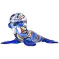 thumbnail image 2 of Tooarts Escultura de morsa colorida Ornamento de vidrio hecho a mano Tooarts Artesanía de vidrio, 2 of 6