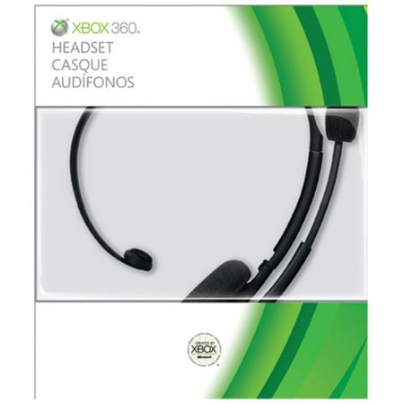 Microsoft Xbox 360 Headset, Black, P5F-00001, (Best Gaming Headset For Xbox 360)