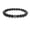 616I Black Glossy, variant on Unisex Tigereye Bracelet Natural Volcanic Rock Bracelet with Map Stone Geometric Design for Everyday Wear and Special