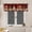 Color 4, variant on Fall Short Curtains for Windows Autumn Leaves Valance Curtain for Bedroom 54x18, Maple Leaf Farmhouse Window Curtains Rod Pocket Valances for Kitchen Decoration
