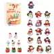 thumbnail image 1 of Ganfancp Serie Navideña Navidad 24 Caja Calendario Cuenta Atrás Muñeco de Nieve Caja Sorpresa Ofertas Del Día Calendario Navideño de 24 Días*1, 1 of 4