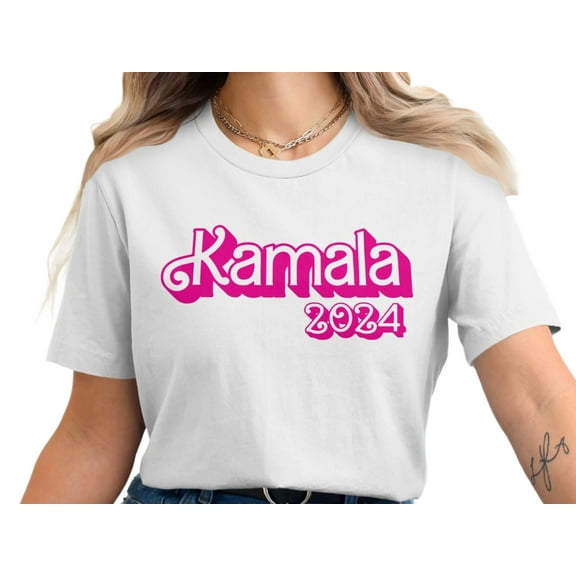 Kamala 2024 Bold Statement Graphic Design T-Shirt (XS, White)