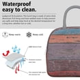 thumbnail image 3 of Reusable Wood Lnsulated Lunch Bag for Women & Men-Leakproof Water-Resistant Cooler Tote,Large Capacity(10.6x8.7x6.3in)for Work,Office,Travel,Picnic,Beach., 3 of 7